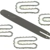 Online 35 cm / 1,3 mm / 3/8" / 50 TG Sværd + 4 kæde for Stihl 025 MS 250 motorsav Havemaskiner