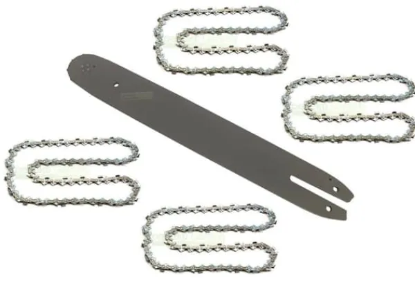 Best 35 cm / 1,3 mm / 3/8" / 50 TG Sværd + 4 kæde for Stihl MS 171 MS 181 MS 211 Havemaskiner