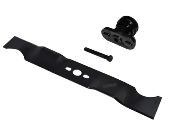 Online 46 CM plæneklipper kniv + knivholder + kile + skrue til Fuxtec plæneklipper med drivfunktion Havemaskiner