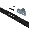 Discount 42 CM plæneklipper kniv + knivholder + kile + skrue til Hecht Havemaskiner