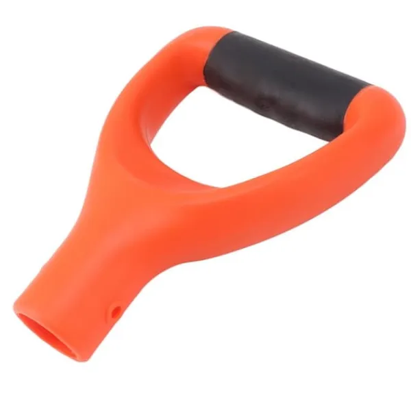 3,2 cm skovlhåndtag Ergonomisk design Multifunktionel robust skovl D-grebshåndtag til gravning af riveværktøj Orange Haveværktøj