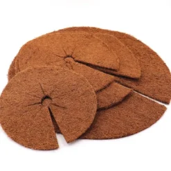 Hot 3 Coconut Mulching-skiver 37 cm Kokosfibermåtte Kokosfiber Plantebeskyttelsesmåtte Kokosnød Kompostdækning