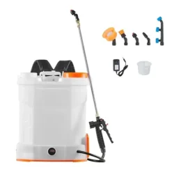 3,2 Gallon Batteridreven Rygsprøjte, 0-90 PSI, 2 Timers Driftstid, Ideel til Havegræsplæne Haveværktøj