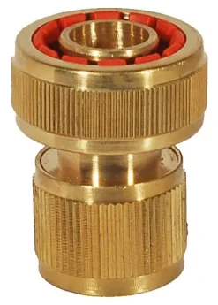 New 3/4 HURTIGKOBLING MED MESSINGSTOP - E-200-0103 Vanding