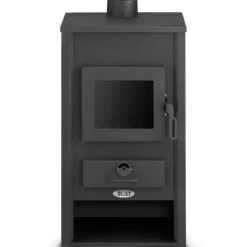 Viking Choice Brændeovne^22 kW fritstående brændeovn med vandmantel til store hjem