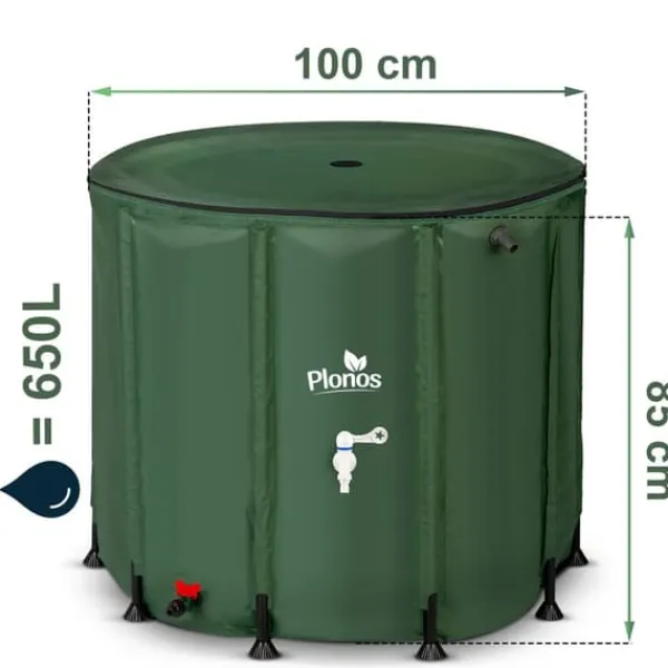 Regntønder^650 l regnvandstank Plonos PL-522