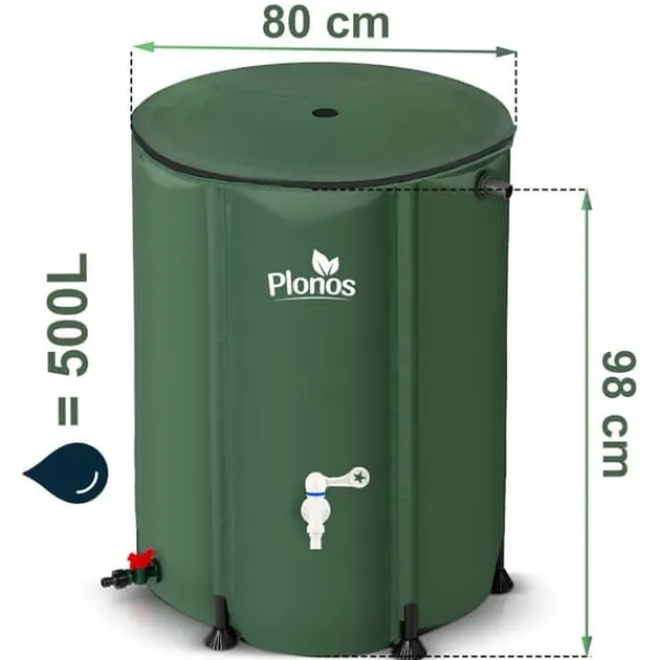 Clearance 500 l regnvandstank Plonos PL-521 Regntønder