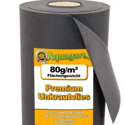 Best 126 m² Havefleece Ukrudtsbekæmpelsesstof Mulchstof 80 g 1,4 m w. Haveduge