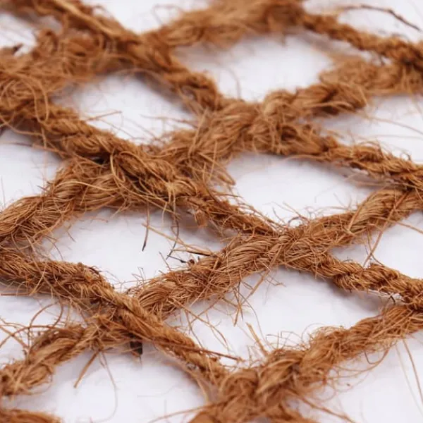 New 70 m Skråmåtte Bankmåtte Kokos 1 m bred Dammforing Kokosfibermåtte 450 g Haveduge
