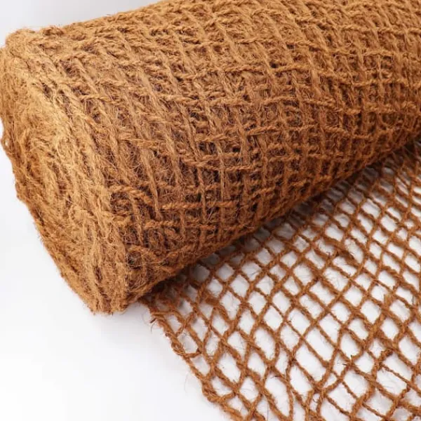 Haveduge^10 m Skråmåtte Bankmåtte Kokos 1 m bred Dammforing Kokosfibermåtte 450 g