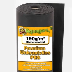 Sale 200 m² Ukrudtsbekæmpelsesstof Havefleece Mulchstof Ukrudtsbekæmpelsesmembran 190 g 1 m bred PES Haveduge