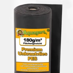 Clearance 350 m² Ukrudtsbekæmpelsesstof Havefleece Mulchstof Fleece 180 g 2 m bred Premium kvalitet Haveduge