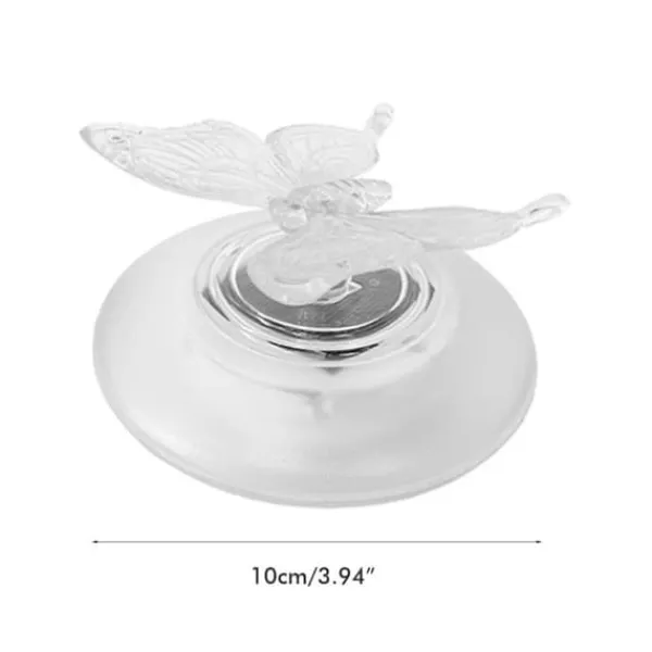 New 2 st Solar flytande poolljus färgskiftande LED-fjäril trollslända ljus Utomhuspool Trädgård Bakgård Damm Festdekorationer Pool- & Spatilbehør