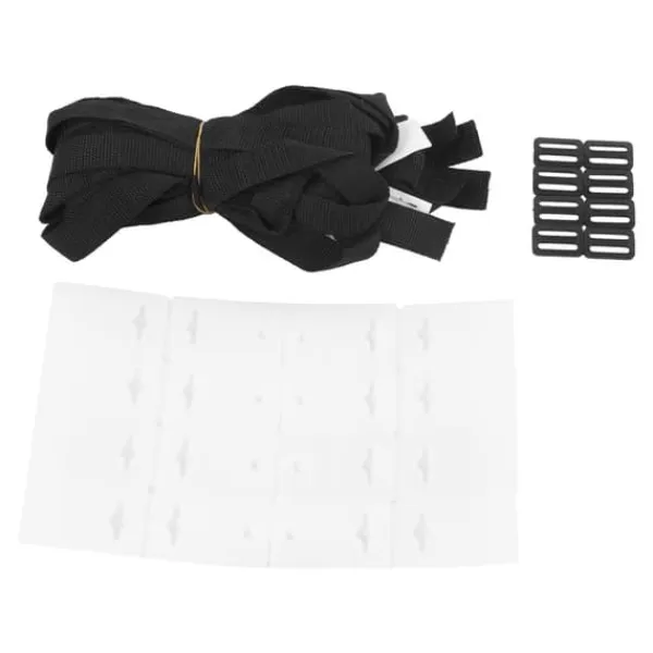 Pool- & Spatilbehør^8 sæt swimmingpoolrullebånd soldækselhjulsmonteringssæt med snorplader og spænder