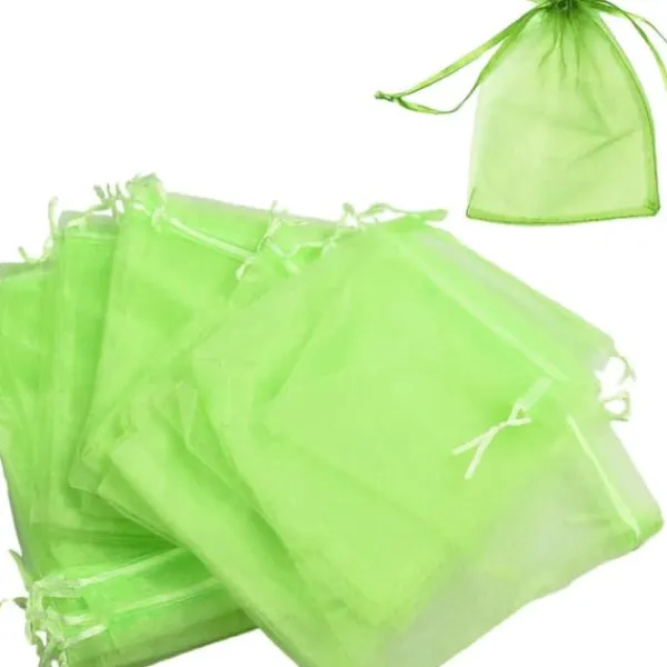 Outlet 30 stk. 20*30 cm frugtposer med snøre, genanvendelige haveposer, frugtposer, velegnede til frugttræer, grøntsager og blomster Havekurve