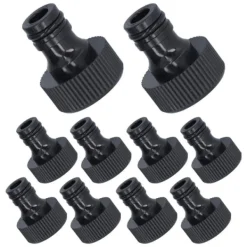 Best 10 stk 15 mm gevindadapter Plastforseglbar holdbar slangeforbindelse til gårdhaveG3/4 indvendigt gevind Vanding