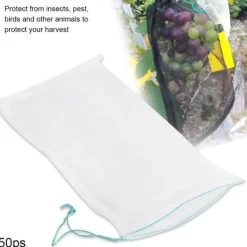 Insektmiddel & Dyreafvisende Middel^50 stk. beskyttelsesposer til planter og frugter med snørebånd mod insekter og haveredskaber 25*15 cm