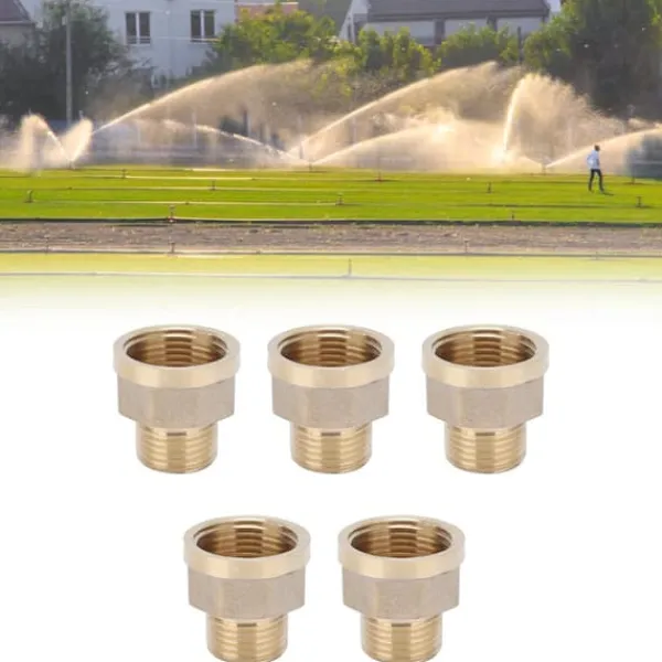Discount 5 stk. G3/4 hun til G1/2 han adapter haveslangeforbindelse havevandingstilbehør Vanding