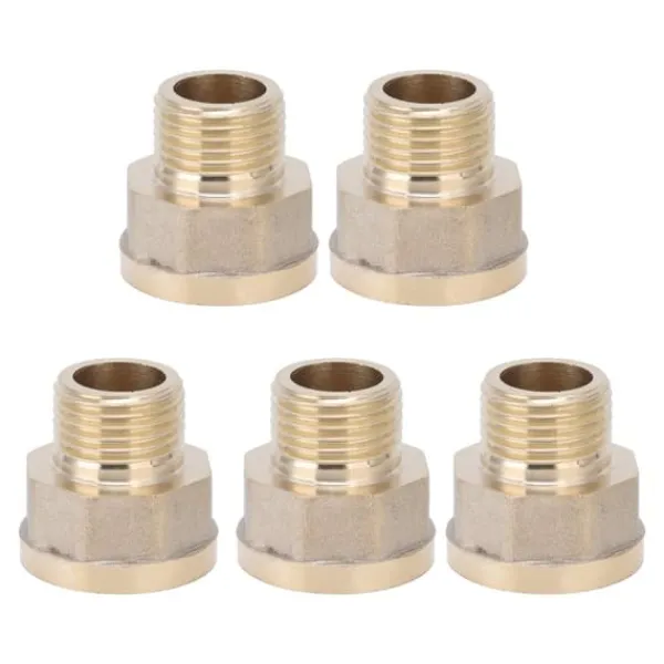 Discount 5 stk. G3/4 hun til G1/2 han adapter haveslangeforbindelse havevandingstilbehør Vanding