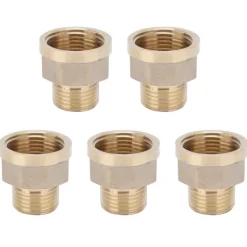 Discount 5 stk. G3/4 hun til G1/2 han adapter haveslangeforbindelse havevandingstilbehør Vanding