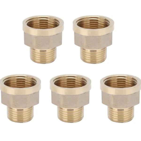 Discount 5 stk. G3/4 hun til G1/2 han adapter haveslangeforbindelse havevandingstilbehør Vanding
