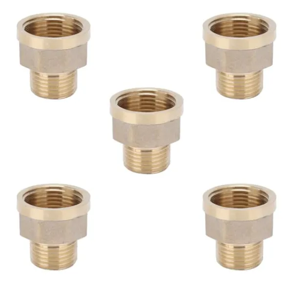 Discount 5 stk. G3/4 hun til G1/2 han adapter haveslangeforbindelse havevandingstilbehør Vanding