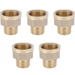 Discount 5 stk. G3/4 hun til G1/2 han adapter haveslangeforbindelse havevandingstilbehør Vanding