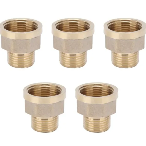 Discount 5 stk. G3/4 hun til G1/2 han adapter haveslangeforbindelse havevandingstilbehør Vanding