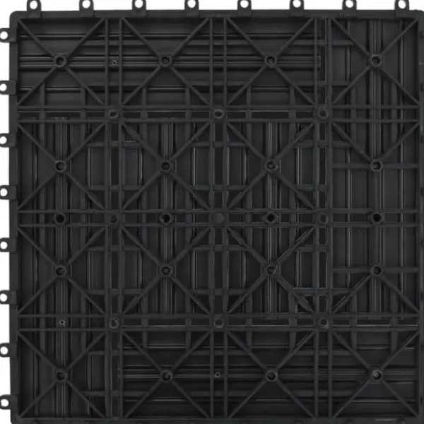 Sale 11 stk. Grå 30 x 30 cm kompositfliser WPC 1 m2 - - Home & Living Havedekorationer
