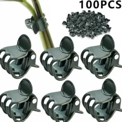 Online 100 stk Haveklemmeplante Orchid Flower Fiksering Plantestøtte Krukker & Plantebeholdere