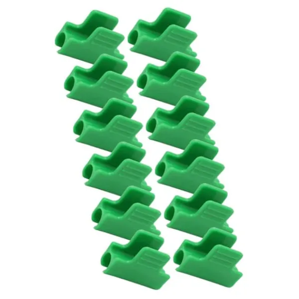 Best 100 STK Haveskur Clamps Plast Stabil Alsidig Film Shading Net Clips til drivhus 11mm/0.43in Drivhus