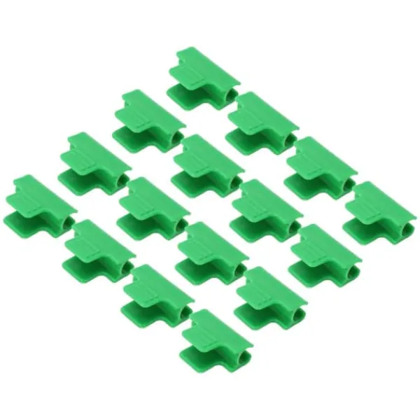 Best 100 STK Haveskur Clamps Plast Stabil Alsidig Film Shading Net Clips til drivhus 11mm/0.43in Drivhus