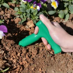 Haveværktøj^5 stk. håndholdt plastik havejord puncher gravning hulværktøj til frøplante transplantation plantning