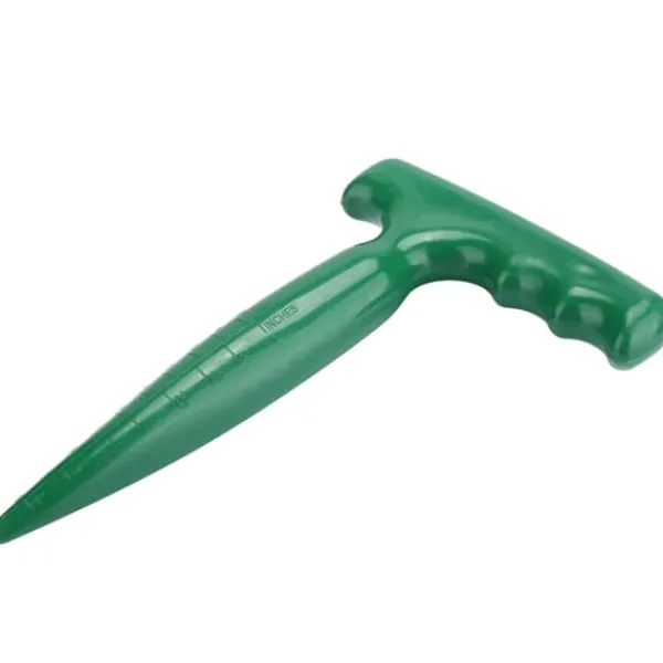 Haveværktøj^5 stk. håndholdt plastik havejord puncher gravning hulværktøj til frøplante transplantation plantning