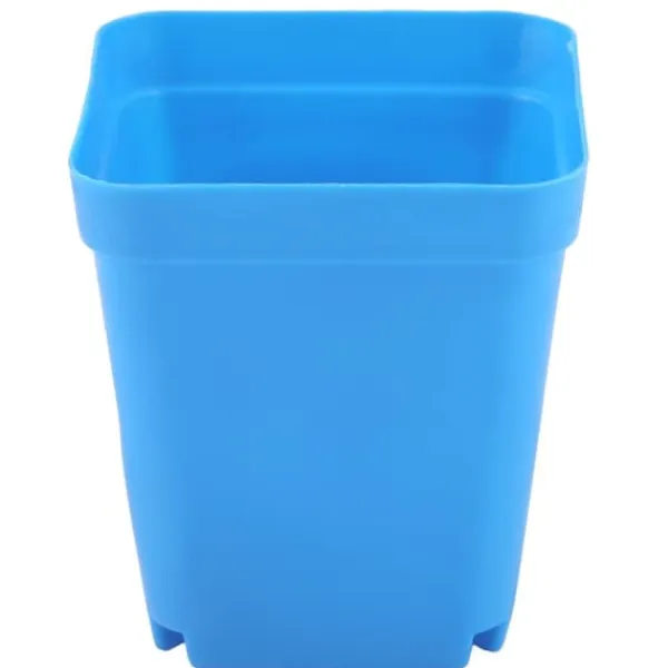 Krukker & Plantebeholdere^20 stk. mini moderne sukkulentplantepotter små plastikbeholdere, firkantede skrubbepotter (blå)