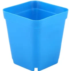 Krukker & Plantebeholdere^20 stk. mini moderne sukkulentplantepotter små plastikbeholdere, firkantede skrubbepotter (blå)