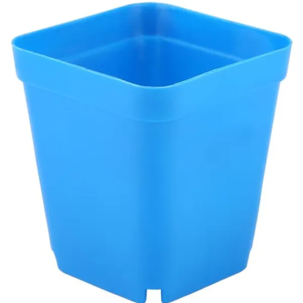 Krukker & Plantebeholdere^20 stk. mini moderne sukkulentplantepotter små plastikbeholdere, firkantede skrubbepotter (blå)