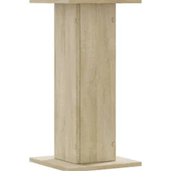 Best 2 stk. plantestativer i konstrueret træ - Stabil og slidstærk | Størrelse: 30x30x60 cm | Farve: Sonoma-eg Plantestativer