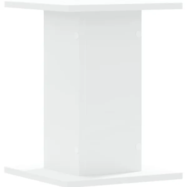 Plantestativer^2 stk. plantestativer i konstrueret træ - Stabil og slidstærk | Størrelse: 30x30x40 cm | Farve: Hvid