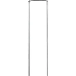 Haveduge^25 stk. U-facon jordpløkker - Galvaniseret stål | Størrelse: 15x3,5 cm