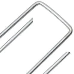 Haveduge^25 stk. U-facon jordpløkker - Galvaniseret stål | Størrelse: 15x3,5 cm