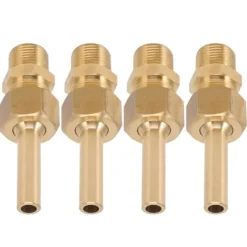 New 4 store sekskantede kobbervandfontænedyser G3/8 hangevind Springvand & Damme