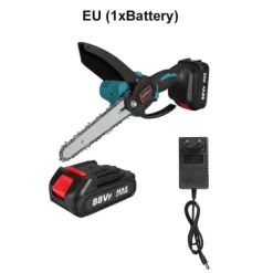 Best 6 tommer akku motorsav motor motorsav motorsav Mini elektrisk enhåndssav med 1 batteri Havemaskiner