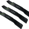 Havemaskiner^3 X 41 CM plæneklipper kniv til Husqvarna Rider Jonsered 5441028-01 5041881-01
