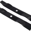 Havemaskiner^2 X 49 CM plæneklipper kniv til Partner P1196 Poulan Rally 5321278-42 / 5321384-97 / 5321939-57