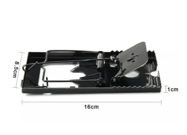 Skadedyrsfælder^4 x METAL RAT TRAP PEST CONTROL RODENT INDOOR OUTDOOR CATCHER MOUSE LARGE