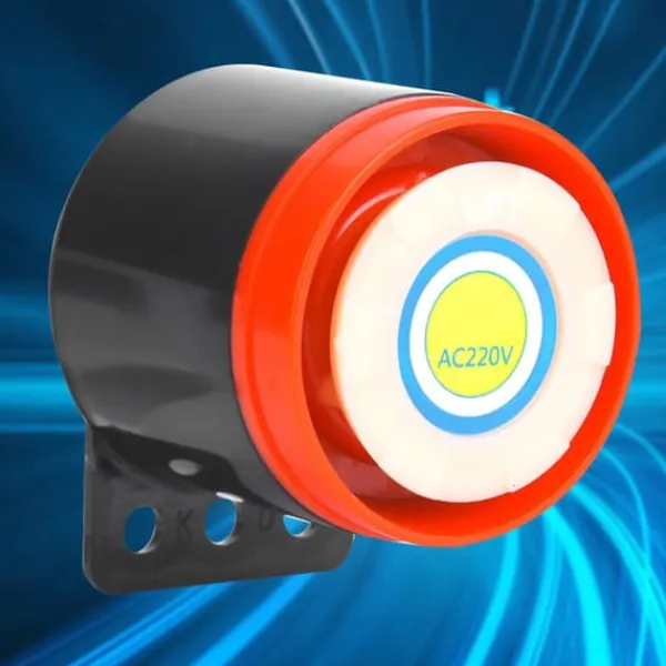 Outlet AC 220V 110dB Aktiv Buzzer Alarm Bipper - Gør-det-selv Elektronik Brandalarm