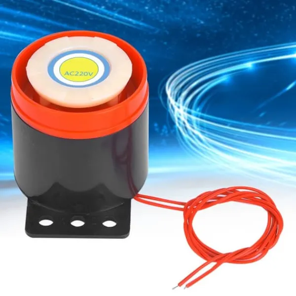 Outlet AC 220V 110dB Aktiv Buzzer Alarm Bipper - Gør-det-selv Elektronik Brandalarm
