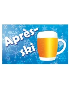 Hot Afterski-flag (150 x 90 cm) Flag & Vindposer
