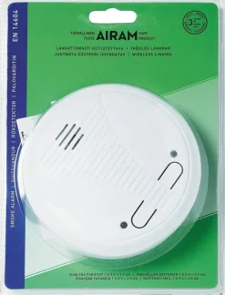 Best Airam KD-101LE optisk røgdetektor, kan kædes sammen Røg- & Kulmonoxiddetektorer